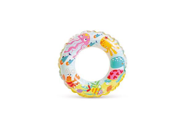Круг INTEX надувной Under the Sea (Подводный мир), 3-6лет, диаметр 51 см - int56205NP