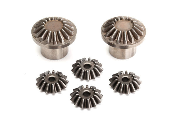Комплект запчастей задний дифференциал, поперечные шестерни Gear set, rear differential (output gears (2): spider gears (4)) (#8581 required to build complete d - TRA8577