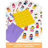 Настольная игра *МАТРЁШКИ НА ЛАДОШКЕ* 3 в 1 Играй Думай Учись Bondibon - ВВ4247