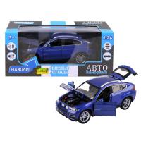 Машинка Автопанорама BMW X6, масштаб 1:26 - JB1200121