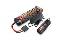 Аккумулятор + зарядное устройство TRAXXAS 7.2V 3000mAh NiMH TRX Plug + Fast Charger 2-amp - TRA2983G