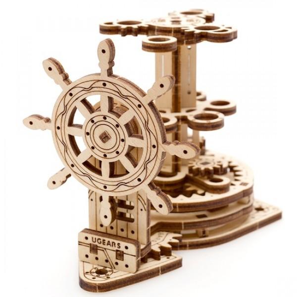 3D-пазл механический из дерева UGears -  Штурвал-Органайзер - 70074