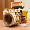 Конструктор RToy 3D из миниблоков Ретро фотоаппарат, 508 элементов - WL2163