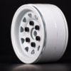 Диски beadlock 1.9 металлические штампованные белые 10 треугольных отверстий 4pcs - SWS-AR617WH