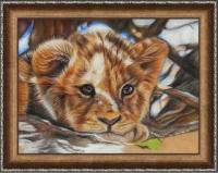 Алмазная мозаика *Львенок*, 40*30 - АЖ-1524