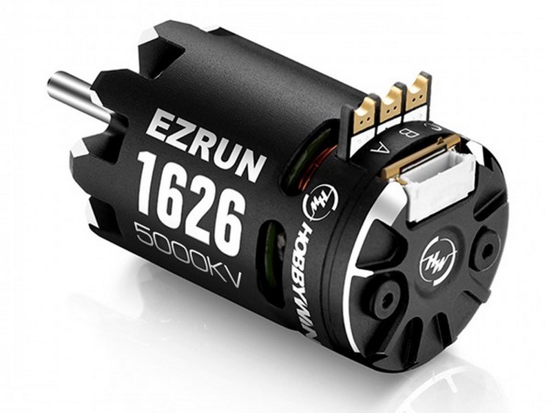 Бесколлекторный двигатель Hobbywing EZRUN-1626SD-5000KV-BLACK (2.00|8.5мм, 1|28) бессенсорный - HW-30402654