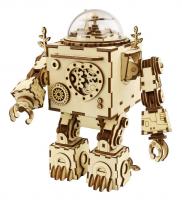 Деревянный 3D конструктор - музыкальная шкатулка Robotime *Робот Orpheus*, 221 элемента  - AM601