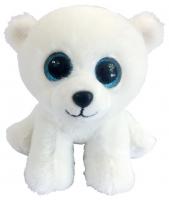 Мягкая игрушка ABtoys Медвежонок полярный белый, 15 см - M0045