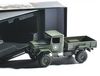 Стендовая модель WPL Военный грузовик (зеленый, желтый), масштаб 1:64 - WPLMB-14