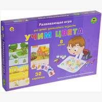 Настольная игра Рыжий кот Первые уроки. Учим цвета - ПО-0396