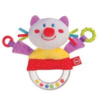 Погремушка с пищалкой Happy Baby Кот - 330357