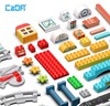 Конструктор CADA скоростной железная дорога, интерактивная, с сенсорами, 112 элементов - C31021W