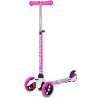Самокат-кикборд Novatrack Disco-kids, детский, max 25 кг, дизайн-цветочки 126178 - 120H.DISCOKIDS.WPN8