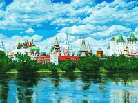 Картина по номерам *Русское подворье*, 40*30 см - 092-AS