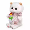 Мягкая игрушка Budi Basa Кошечка Ли-Ли BABY с игрушкой Снеговик 20 см - LB-061
