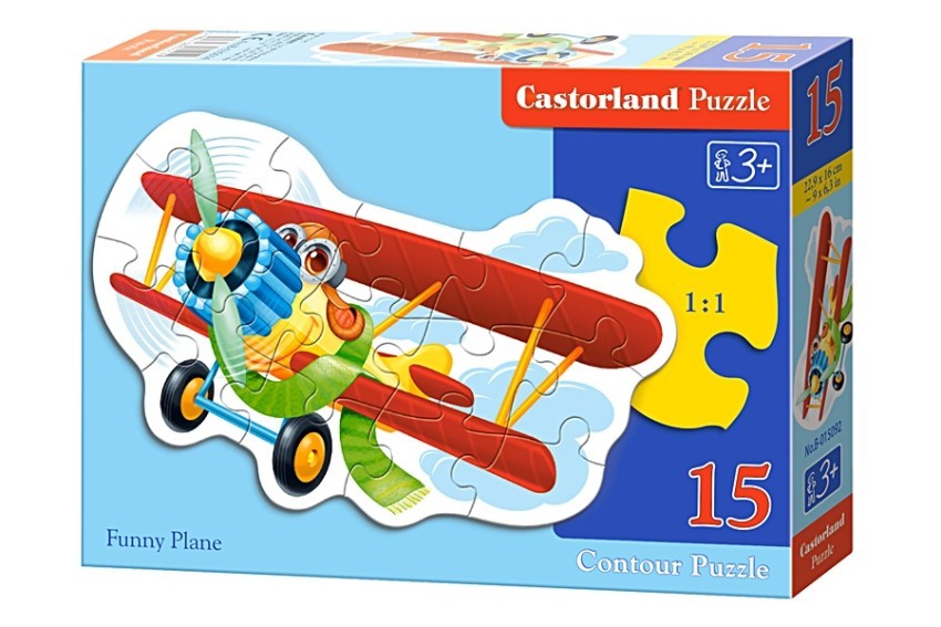 Пазл Castorland Забавный самолет, 15 элементов - В-015092