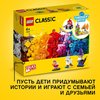 Конструктор LEGO Classic Прозрачные кубики - 11013-L