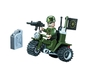 Конструктор Enlighten Brick Военный мотоцикл с водителем, 24 элемента - 802пц