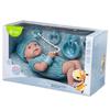 Пупс JUNFA Pure Baby в розовом комбинезоне и шапочке, с аксессуарами, 35см - WJ-B9975