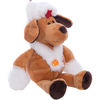 Мягкая игрушка ABtoys Собака в белой ушанке, 16 cм - YSL18698ПЦ