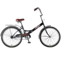 Велосипед NOVATRACK 24* складной, чёрный, FS - 24FFS1.BK8
