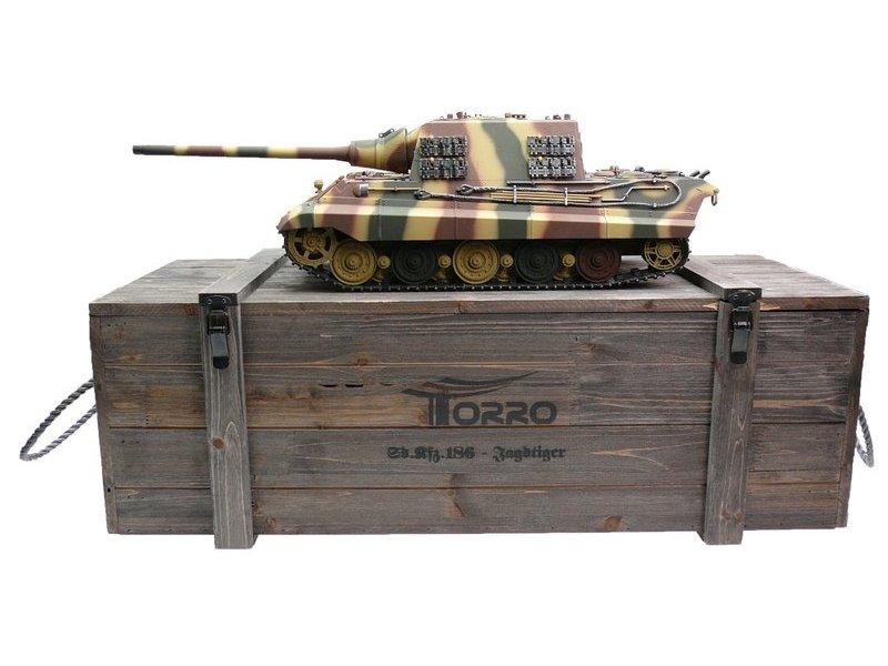 Радиоуправляемый танк Torro Jagdtiger Metal Edition RTR масштаб 1:16 2.4G - TR11122200781