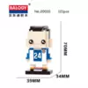 Конструктор Balody 3D из миниблоков футболист У Лэй Эспаньол, 167 элементов - BA20010