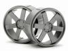 WHEEL SET (GREY/MICRO RS4) - HPI-73413