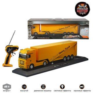 Радиоуправляемый грузовик-трейлер Пламенный мотор Mercedes Benz Actros 1:32 - 87544