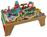 Игровой набор KidKraft *Железно-дорожная станция* (Waterfall Station Train Set | Table In Natural) - 18001_KE