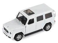 Машина Автопанорама Mercedes-Benz G350d, белый, масштаб 1:42, инерция - JB1200182