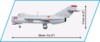 Конструктор COBI Истребитель MIG-17 NATO CODE FRES, 568 элементов - COBI-5823
