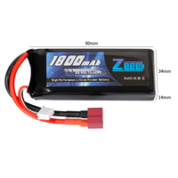 Аккумулятор Zeee Power Li-Po 7.4v 1800mah 45c SOFT - zeee-1800-2s-45c