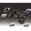 Радиоуправляемая машина для дрифта Zegan EROCKET 4WD RTR масштаб 1:16 2.4G - HS16351