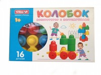 Конструктор с погремушками *Колобок* 3011, 16 элементов - Р63222