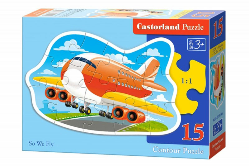 Пазл Castorland Самолет, 15 элементов - В-015146