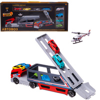 Игровой набор Abtoys Спецтехника Автовоз-трейлер - C-00501