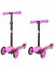 Самокат трехколесный Y-SCOO RT TRIO DIAMOND 120 pink - 5641