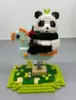 Конструктор RTOY 3D из миниблоков Веселая панда, подвижные элементы, 100 элементов - WL66551
