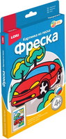 Фреска *Картина из песка. Машинка* - Пз-Ф-003