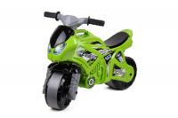 Каталка-мотоцикл беговел Racing High Speed, зелёный - 7122