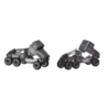 Радиоуправляемый краулер HobbyPlus Micro CR18 Conqueror 6X6 (Gray) 4WD RTR масштаб 1:18 2.4G - HP-1810167-GR