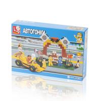 Конструктор SLUBAN *Автогонки: Чемпион*, 149 деталей - JB900290