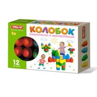 Конструктор с погремушками *Колобок*, 12 деталей 3002 - Р66133