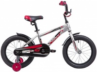 Велосипед Novatrack Lumen 16*, серебристый - 165ALUMEN.BN9
