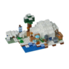Конструктор Lepin Майнкрафт Зимняя рыбалка Иглу, с фигурками, 284 элементов - LE-10811