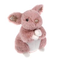 Мягкая игрушка Fluffy Family Зайка 20 см розовый - 681802