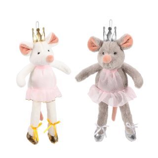 Мягкая игрушка Fluffy Family Мышка-принцесса 14(22)см с подвесом - 681586