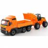 Автомобиль бортовой Полесье Volvo + трактор-погрузчик - 2371_PLS