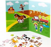 Магнитная книга База игрушек Ферма - УД35